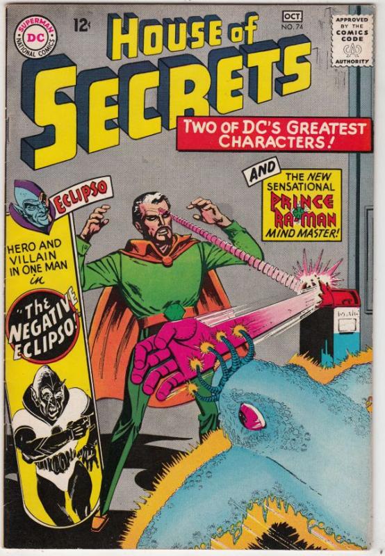 House of Secrets #74 (Oct-65) VF/NM High-Grade Eclipso