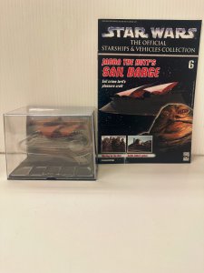 Jabba's Sail Barge Star Wars Vehicles Collecton Magazine and Ship Model #6 TB6