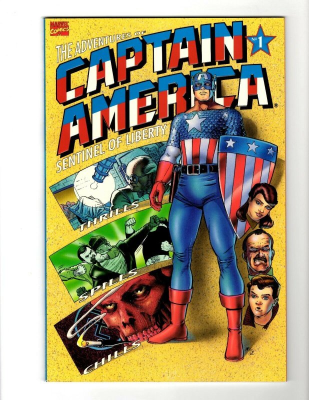 Adventures of Captain America: Sentinel of Liberty #1 1991 Marvel Comics  