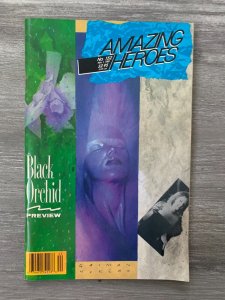 1988 AMAZING HEROES Comic Magazine #152 VG+ 4.5 Black Orchid Preview Neil Gaiman