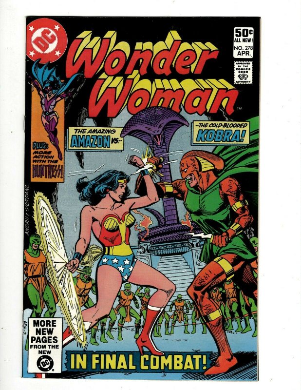 Lot Of 6 Wonder Woman DC Comic Books # 278 281 282 283 287 288 Batman GK34