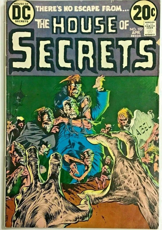 HOUSE OF SECRETS#107 VG- 1973 DC BRONZE AGE COMICS