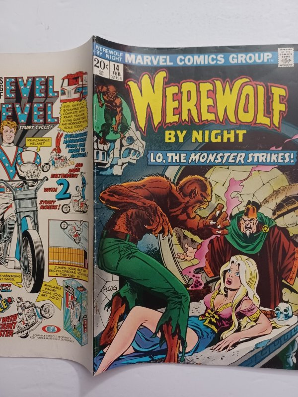 Werewolf by Night #14 - Mike Ploog - 1974 - FN+
