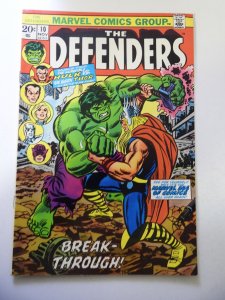 The Defenders #10 (1973) FN Condition