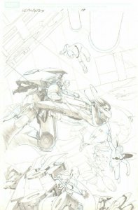 Ultimates #1 p.19 - Children of Tomorrow vs. Captain Italy art by Esad Ribic