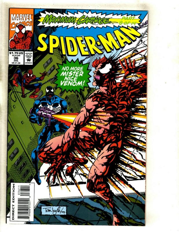 Spider-Man MAXIMUM CARNAGE Complete Marvel Series # 1-14 NM Venom Amazing SM8