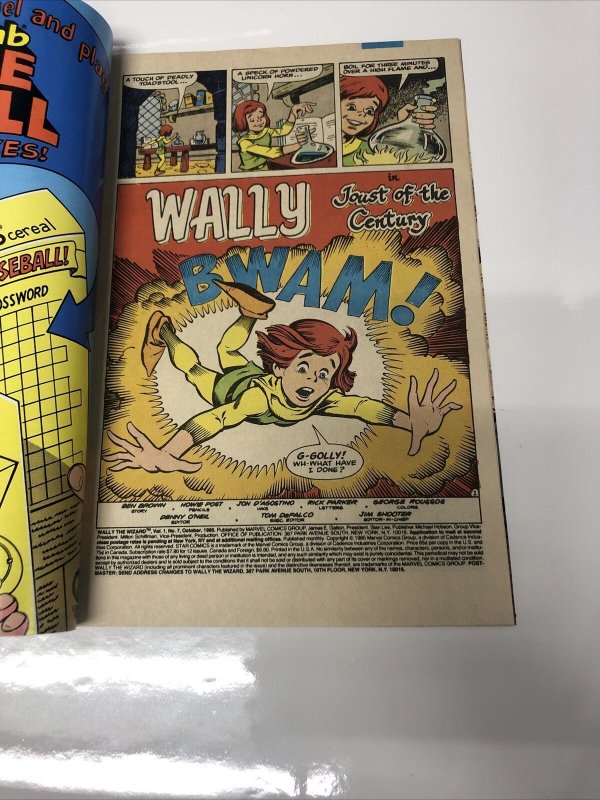 Wally The Wizard (1985) # 7 (FN) Canadian Price Variant • CPV • Ben Brown