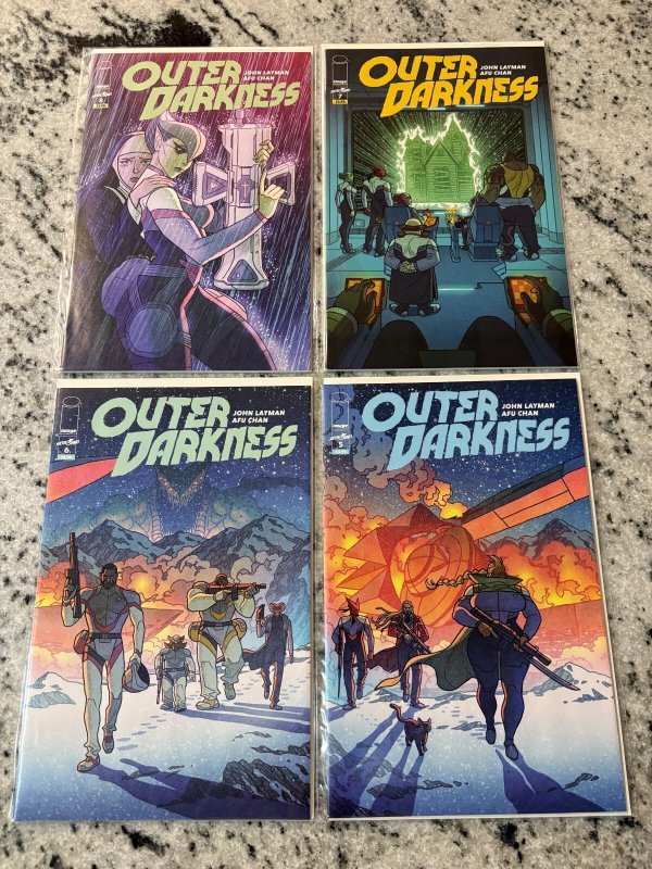 Lot Of 4 Outer Darkness Image Comic Books # 5 6 7 8 NM 1st Prints 5 J433