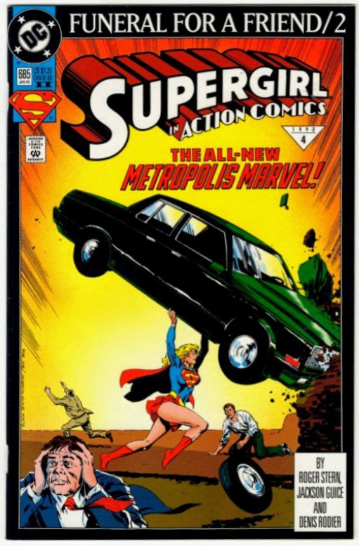 ACTION COMICS #684 (8.5) Supergirl! No Resv! 1¢ Auction! See More!!!