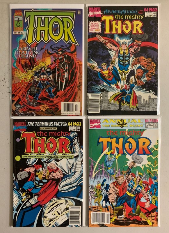 Mighty Thor lot #381-502 + 3 ANN NS (avg 6.0) 44 diff (1987-96)