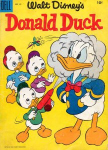 Donald Duck (Walt Disney's) #42 FAIR ; Dell | low grade comic July 1955 All Ages
