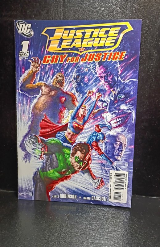 Justice League: Cry for Justice #1  (2009)