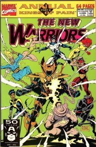 The New Warriors Annual #1 (1991) and #3 (1993) VFN condition 2 book lot