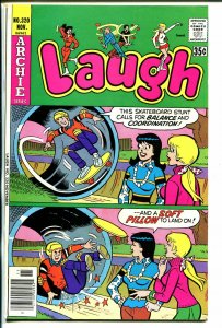 Laugh #320 1977-Archie-Betty-Veronica-skate boarding-VF