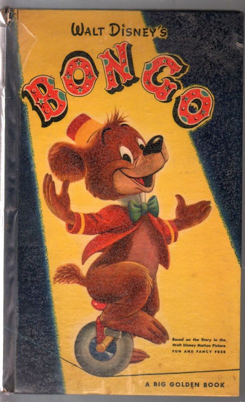 Bongo 1947 Big Golden Book Walt Disney Fun Fancy Free Vg Comic Books Golden Age Funny Animal Hipcomic