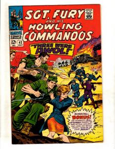 Sgt. Fury & His Howling Commandos # 42 VF Marvel Comic Book Nick Fury JL16