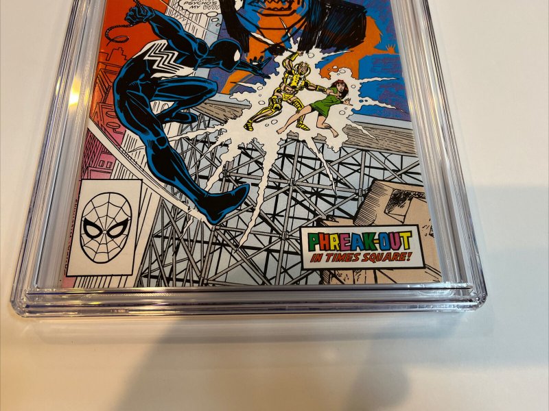 Web Of Spider-Man (1988) # 36 (CGC 9.8 SS) Signed Remark (Tombstone) Saviuk