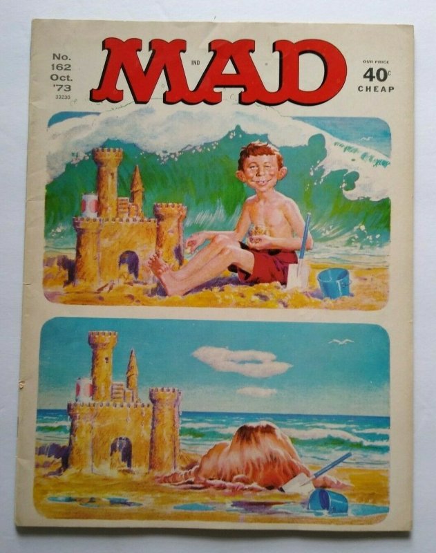 MAD Magazine Oct 1973 No 162 The Heartbreak Kid Movie Maude TV Show Satire