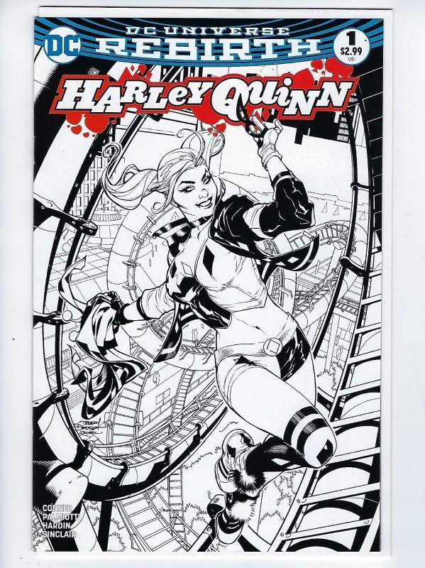 Harley Quinn Rebirth 1 Terry Dodson Midtown NYC Exclusive Variant Set (2016)