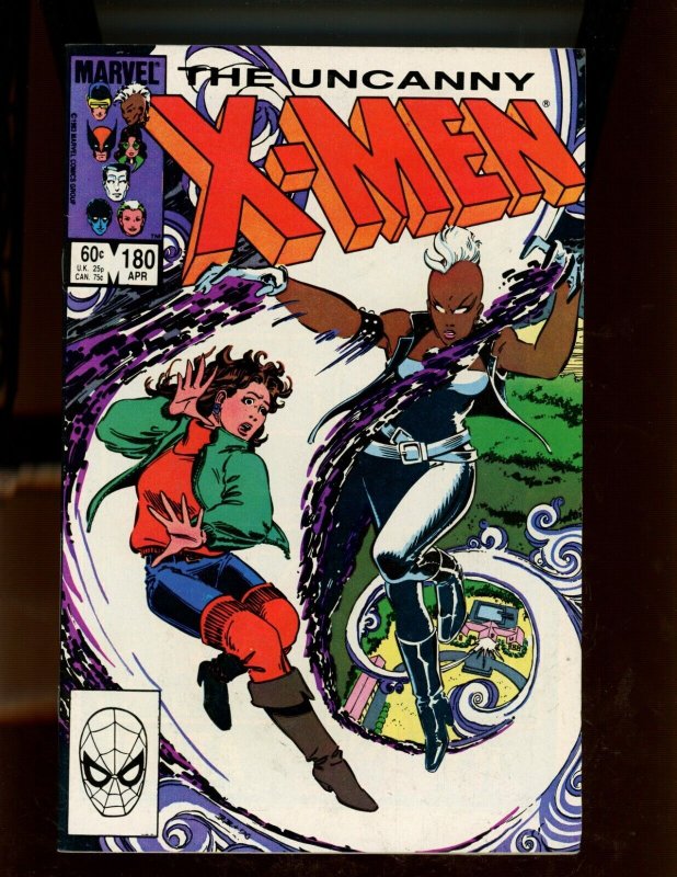 Uncanny X-Men #180 - John Romita Jr. Cover Art. (8.5) 1984