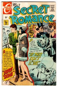 Secret Romance #5 1970-Charltonmasquerade cover-fantastic poses-vg