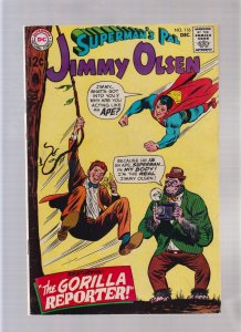 Superman's Pal Jimmy Olsen #116 - Featuring The Gorilla Reporter! (5.5) 1968