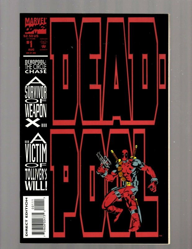 Deadpool # 1 NM- Marvel Comic Book X-Force X-Men Wolverine Cable Domino JK7