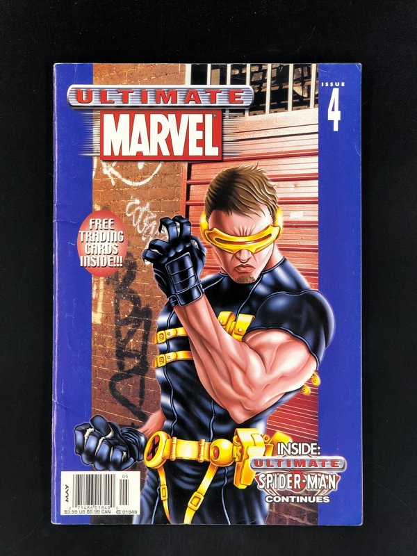 Ultimate Marvel Issue 4 (2001) Trading Cards Intact