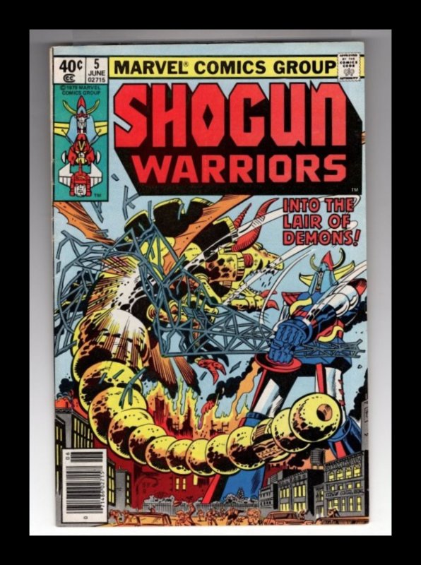 Shogun Warriors #5 (1979) INVINCIBLE GUARDIANS OF WORLD FREEDOM! / HCA1