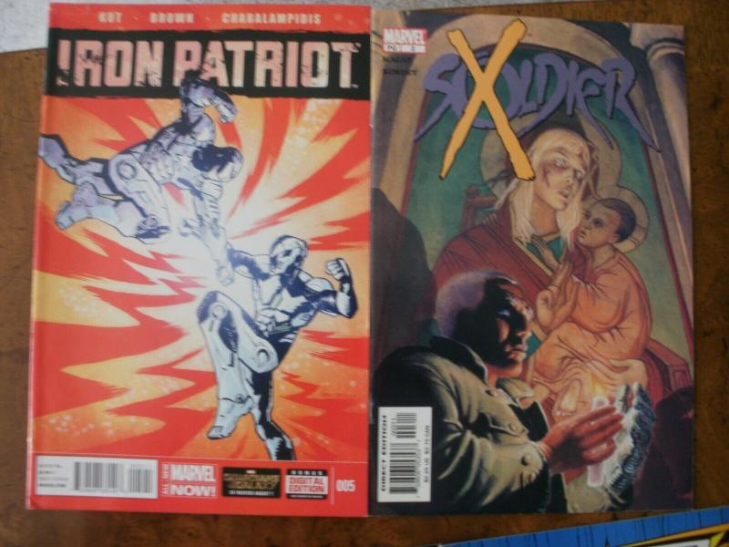 6 MARVEL Comic: CALL DUTY NEW INVADERS IRON PATRIOT SOLDIER X OMEGA FLIGHT BLAZE