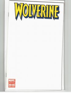 Wolverine #1 Blank Cover (2010) Wolverine