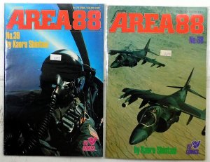 Area 88 Lot of 2 #38, 39 (1988) Eclipse Comics 1st Print Comic Books