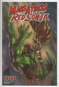 MARS ATTACKS  RED SONJA #3 B, NM-, Strati Aliens, Horror, 2020 more MA in store
