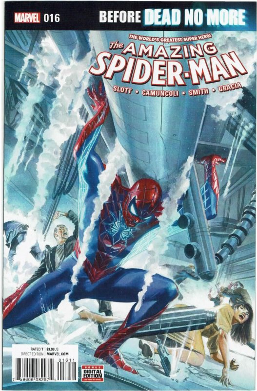 Amazing Spider-Man #16 (2015 v4) Dan Slott Alex Ross NM