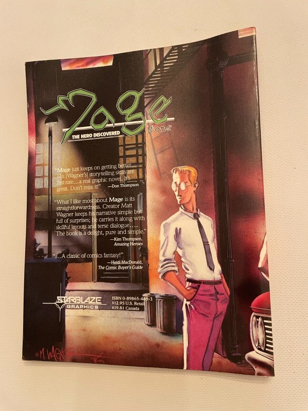 The Hero Discovered Mage Vol. # 1 TPB Graphic Novel Starblaze Book Wagner 3 J260