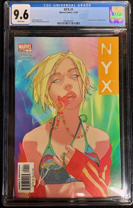 NYX #1 (2003) CGC 9.6