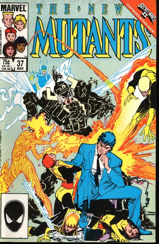 The New Mutants #37 Secret Wars II (Marvel)