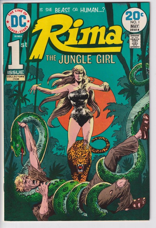 RIMA #1 (May 1974) Sharp VF 8.0 off white to white. Nice fresh copy!