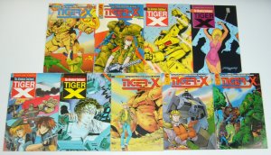 Tiger-X #1-3 complete series + vol. 2 #1-4 + special + 2nd print - ben dunn set