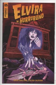 ELVIRA in HORRORLAND #5 C, NM, Mistress of the Dark, Califano, Dynamite, 2022