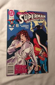 Superman: The Man of Steel #7 Newsstand Edition (1992)