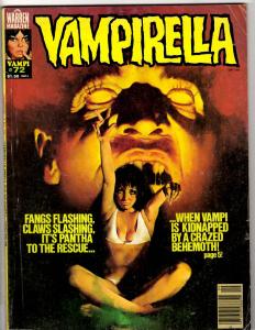 Vampirella # 72 VG/FN Warren Magazine Comic Book Dracula Vampire Horror J292