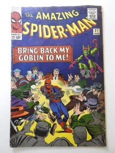The Amazing Spider-Man #27 (1965) vs The Green Goblin!! Beautiful VG Condition!