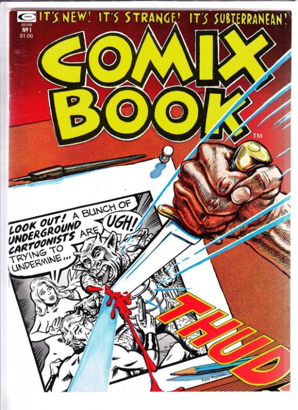 Comix Book #1 (Jan-74) VF/NM+ High-Grade Mr. Natural, Snappy Sammy Smoot, Bar...
