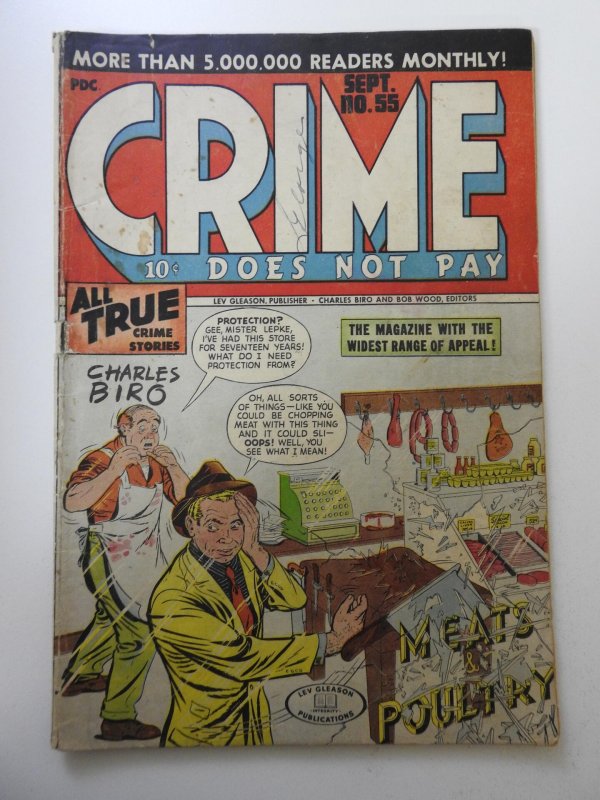 Crime Does Not Pay #55 (1947) GD/VG Condition! See description