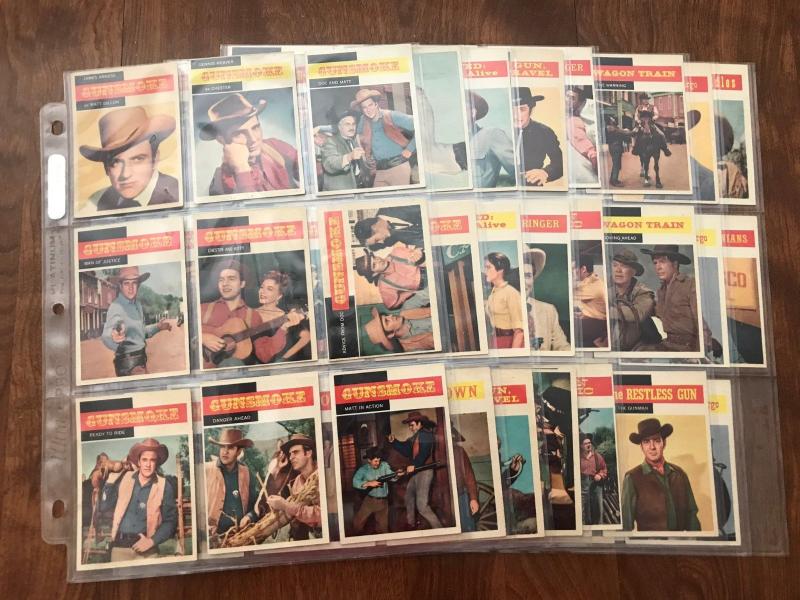 1958 Topps TV Westerns Complete Card Set of 71 - ExMt to NM