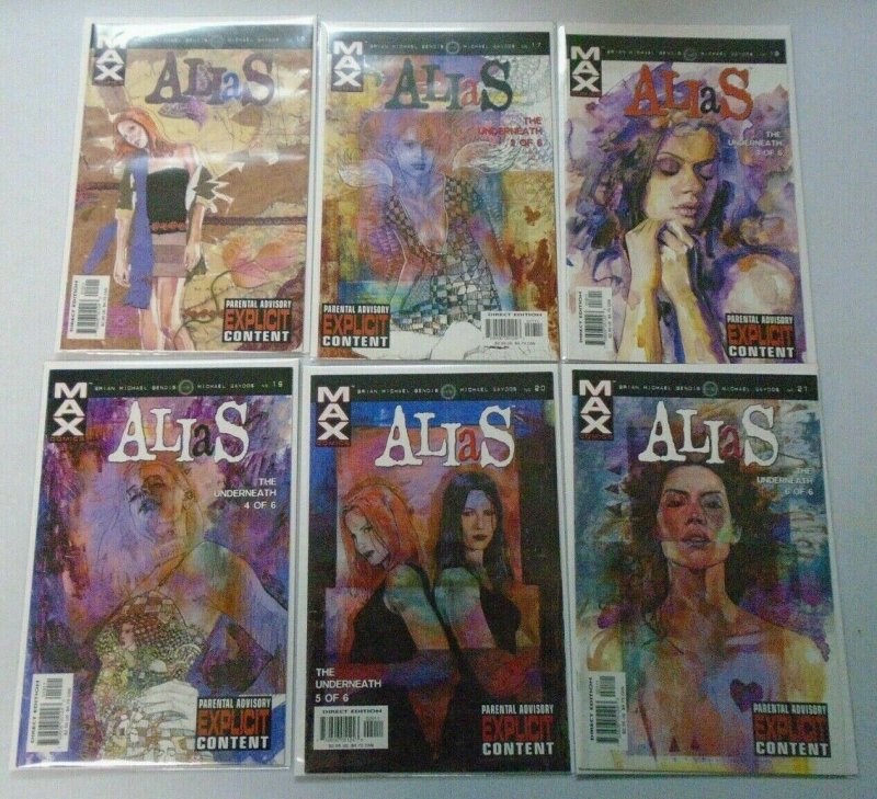 Alias comic lot 18 different from #4-28 avg 7.0 FN VF (2001-04)