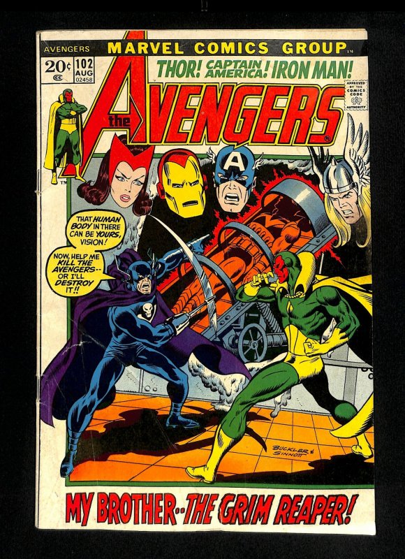 Avengers #102