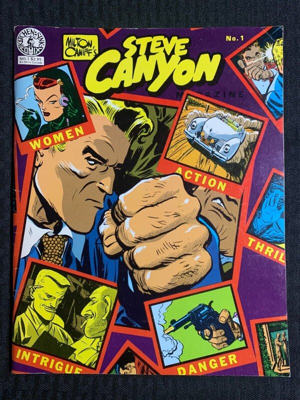 1983 STEVE CANYON Magazine #1 FN+ 6.5 Milton Caniff / Kitchen Sink