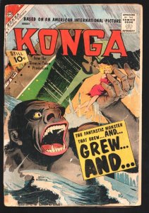 Konga #2 1961-Charlton-Based on the American International film-Dick Giordano...